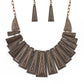 Metro Mane - Copper - Paparazzi Necklace Image