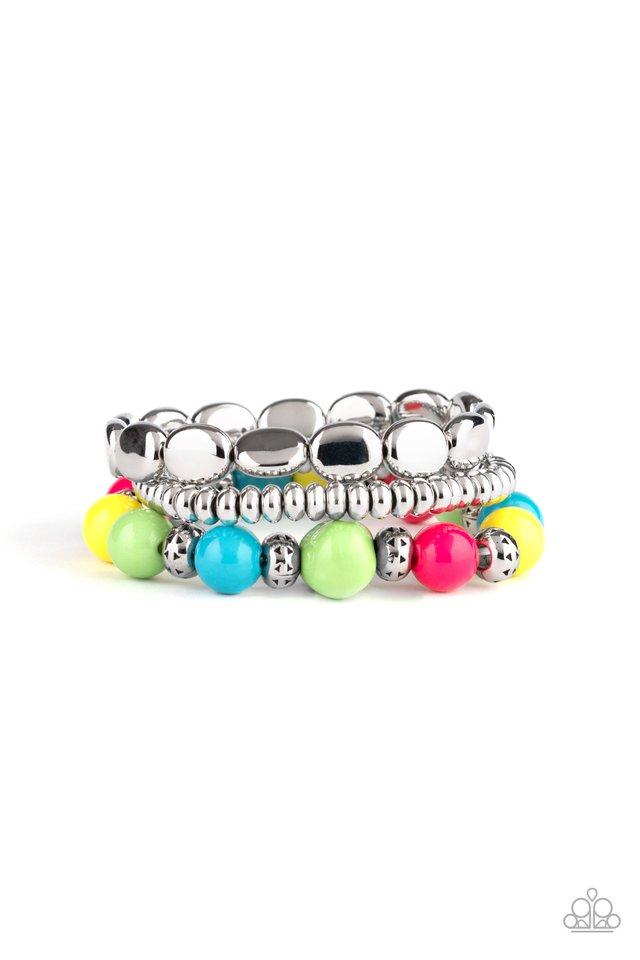 Pulsera Paparazzi ~ Prismatic Pop - Multicolor