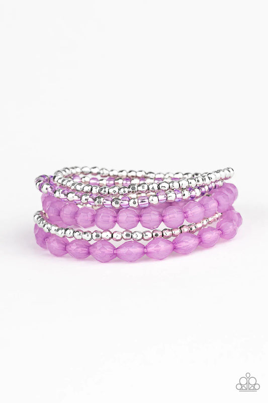 Paparazzi Bracelet ~ Sugary Sweet - Purple