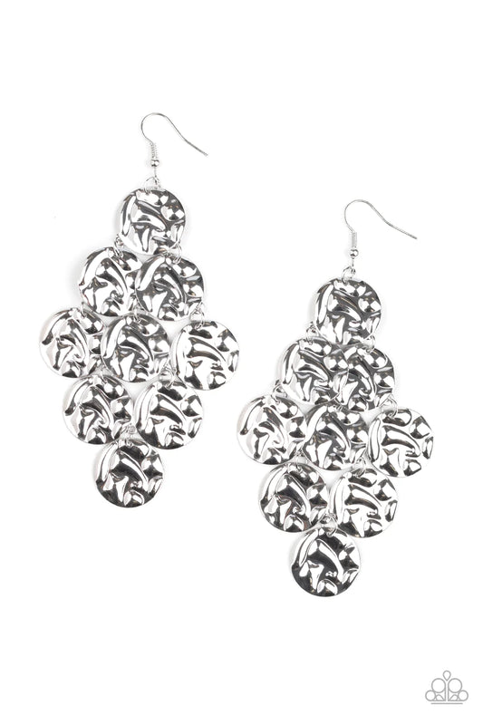 Paparazzi Earring ~ Metro Trend - Silver