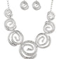 Statement Swirl - Silver - Paparazzi Necklace Image