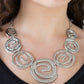 Statement Swirl - Silver - Paparazzi Necklace Image