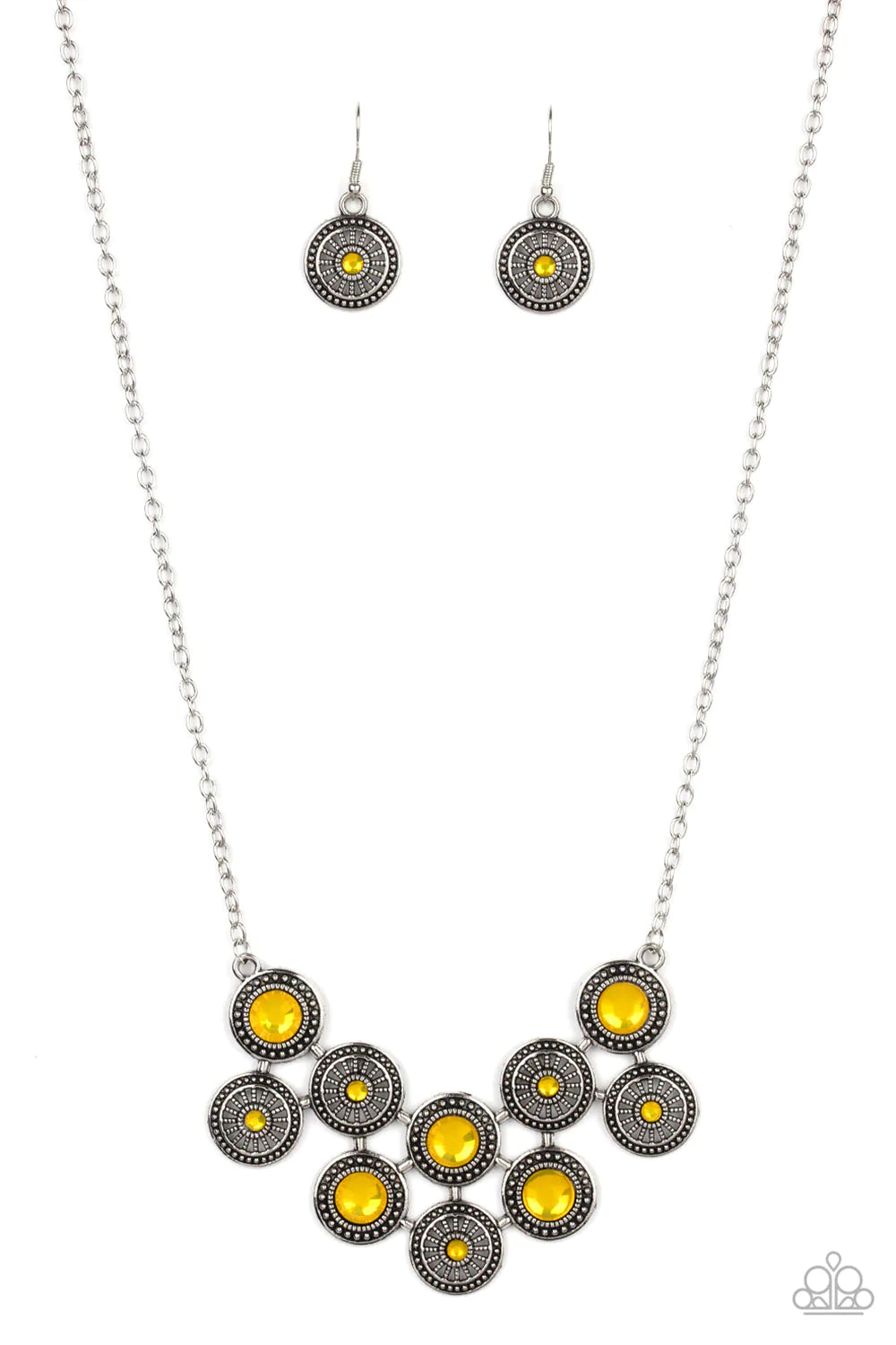 Paparazzi Necklace ~ Whats Your Star Sign? - Yellow