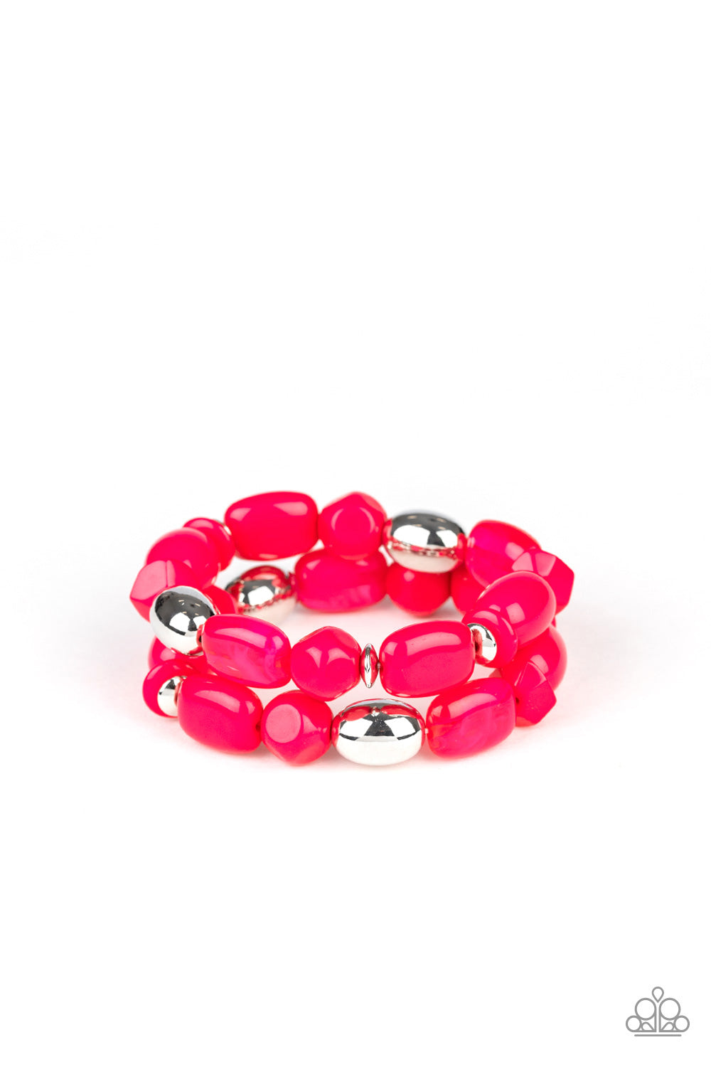 Paparazzi Bracelet ~ Fruity Flavor - Pink