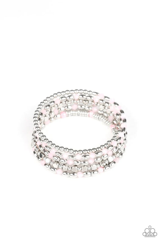 Pulsera Paparazzi ~ Malibu Mojito - Rosa