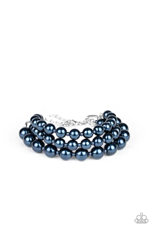 Paparazzi Bracelet ~ Total PEARL-fection - Blue