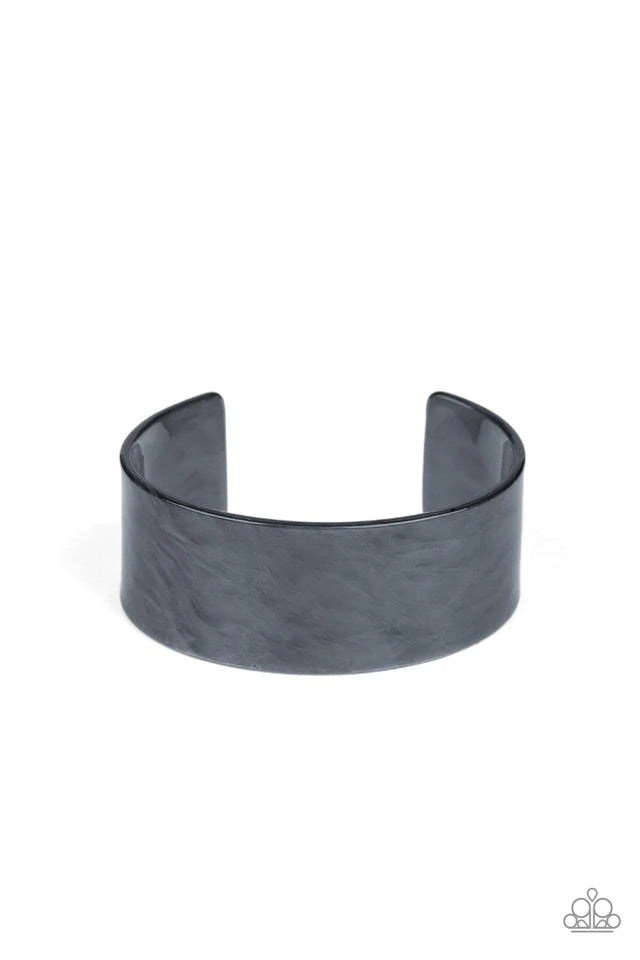 Paparazzi Bracelet ~ Glaze Over - Silver