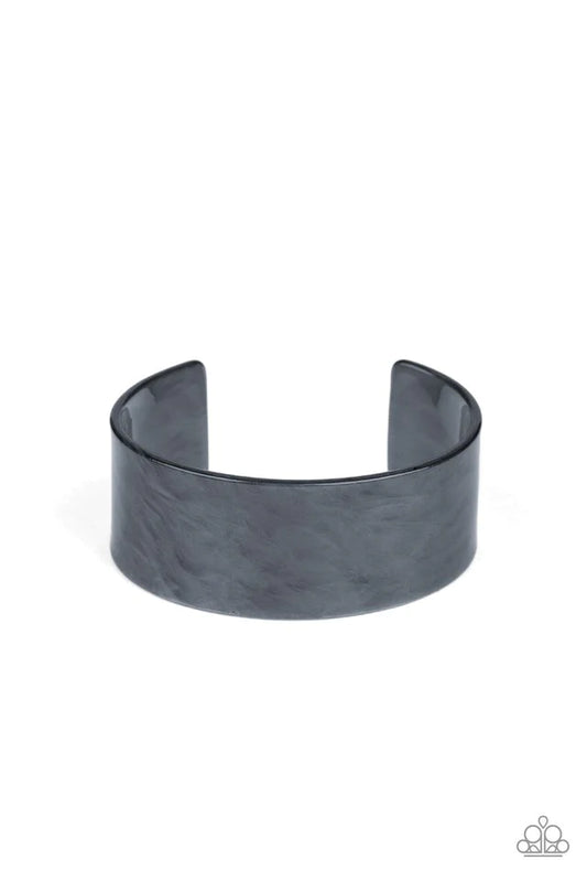 Paparazzi Bracelet ~ Glaze Over - Silver