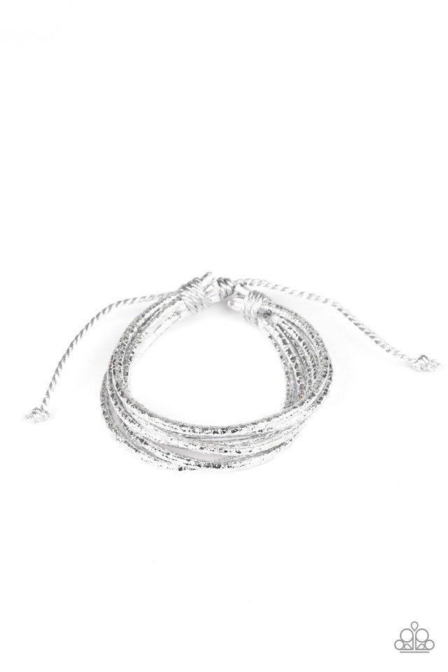 Paparazzi Bracelet ~ Glitter-tastic! - Silver