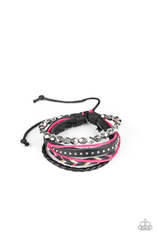 Wonderfully Wayfarer - Pink - Paparazzi Bracelet Image