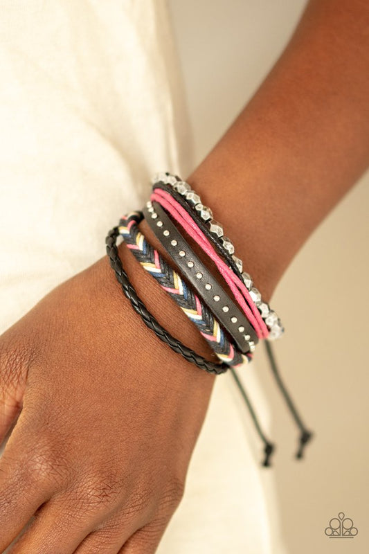 Wonderfully Wayfarer - Pink - Paparazzi Bracelet Image