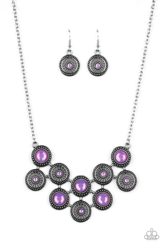 Paparazzi Necklace ~ Whats Your Star Sign? - Purple