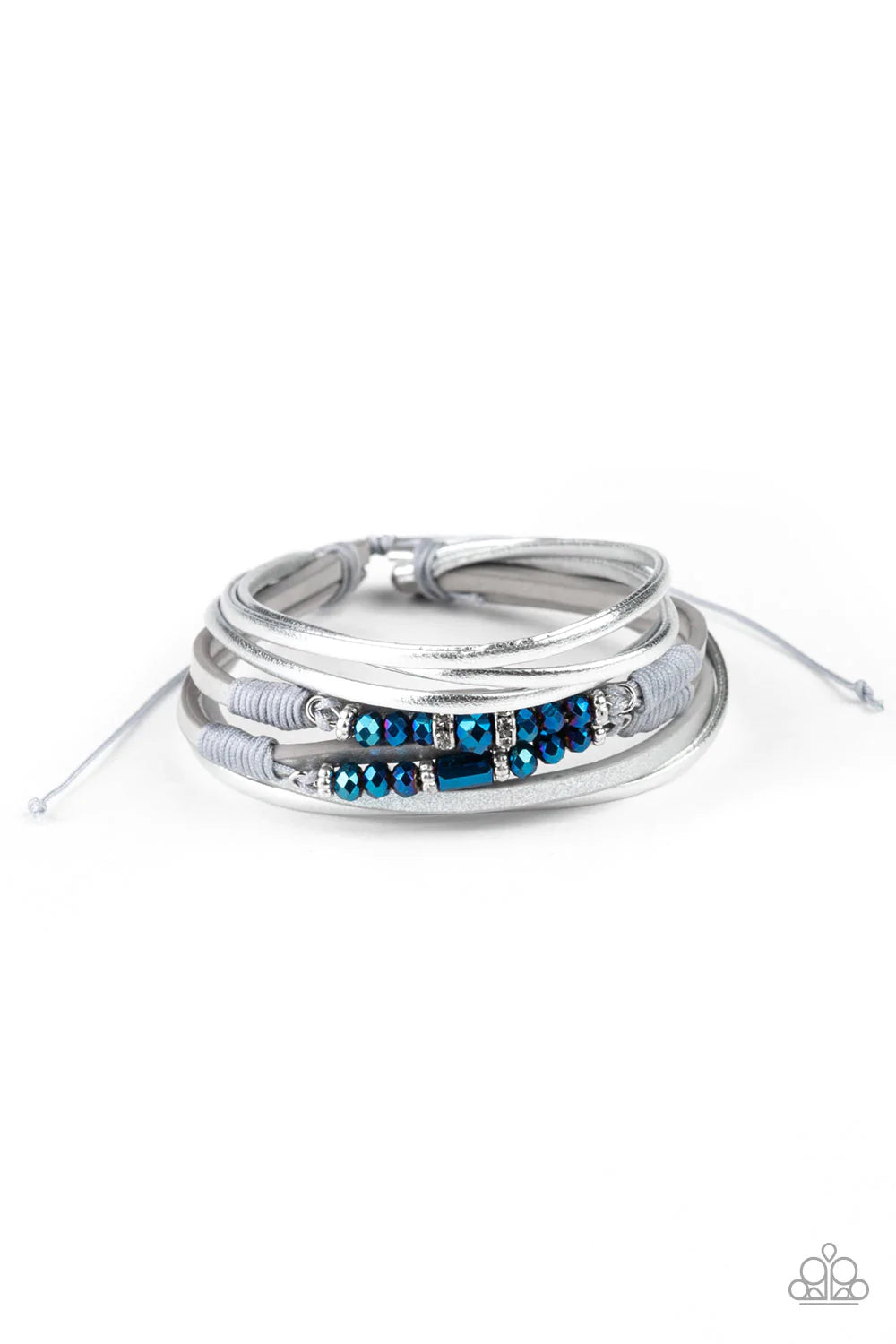 Paparazzi Bracelet ~ Prismatically Dramatic - Blue