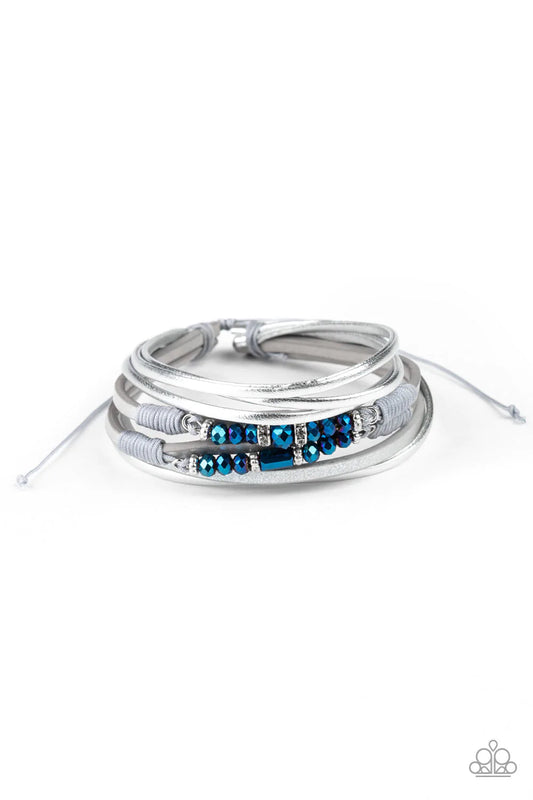 Paparazzi Bracelet ~ Prismatically Dramatic - Blue