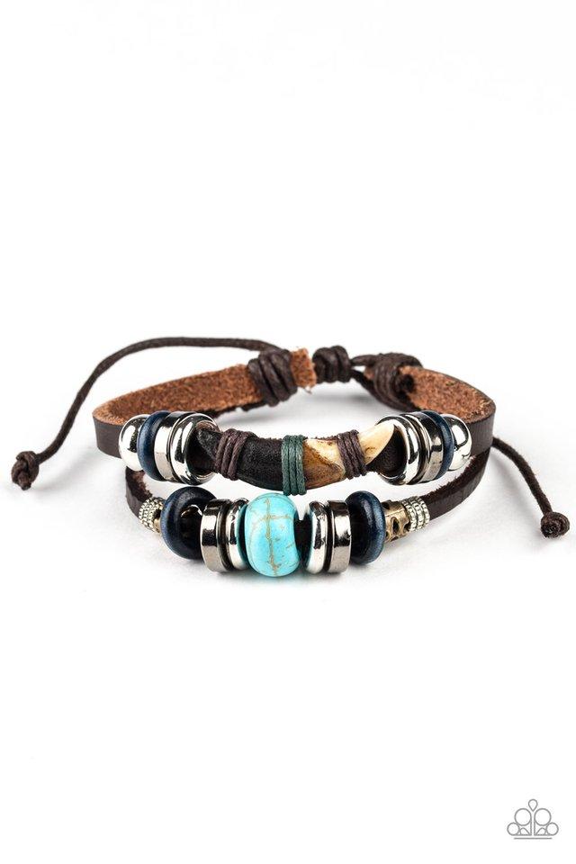 Paparazzi Bracelet ~ Ground Swell - Blue