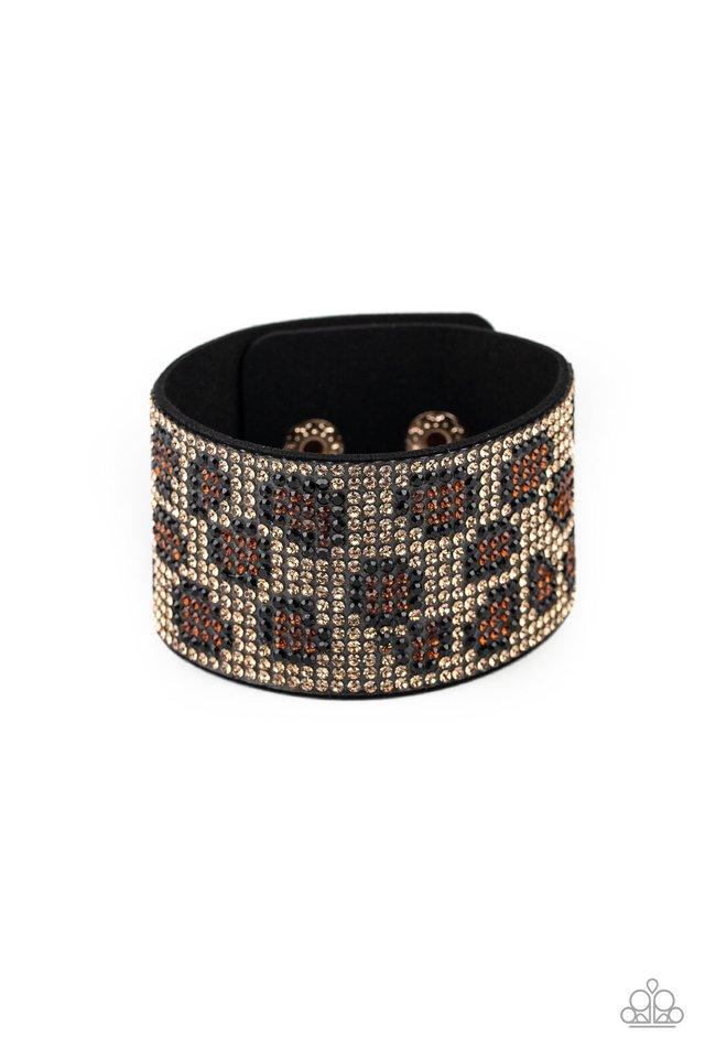 Paparazzi Bracelet ~ Cheetah Couture - Brown