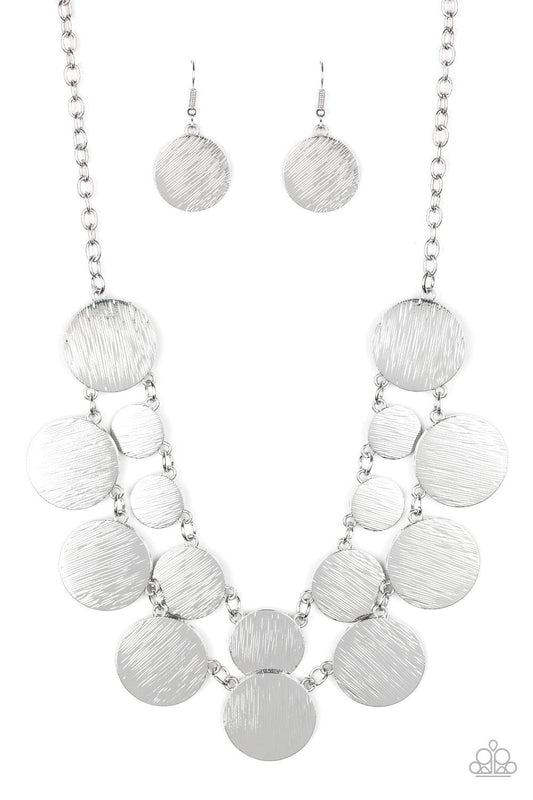 Paparazzi Necklace ~ Stop and Reflect - Silver
