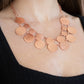 Stop and Reflect - Copper - Paparazzi Necklace Image