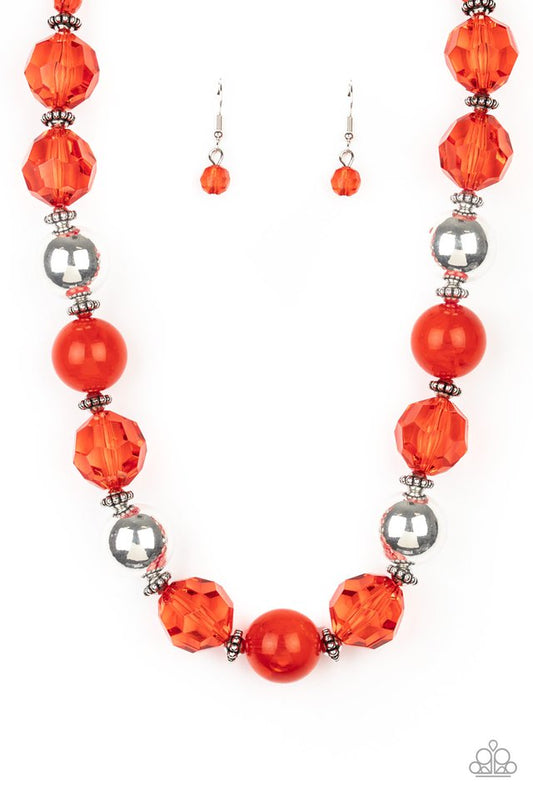 Very Voluminous - Red - Paparazzi Necklace Image