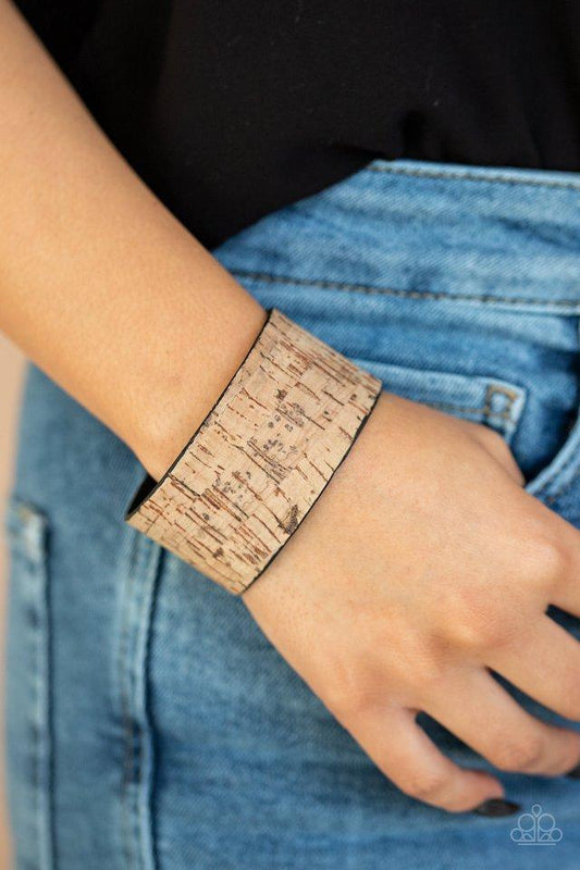 Paparazzi Bracelet ~ Cork Couture - Brown