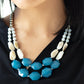 Paparazzi Necklace ~ Seacoast Sunset - Blue