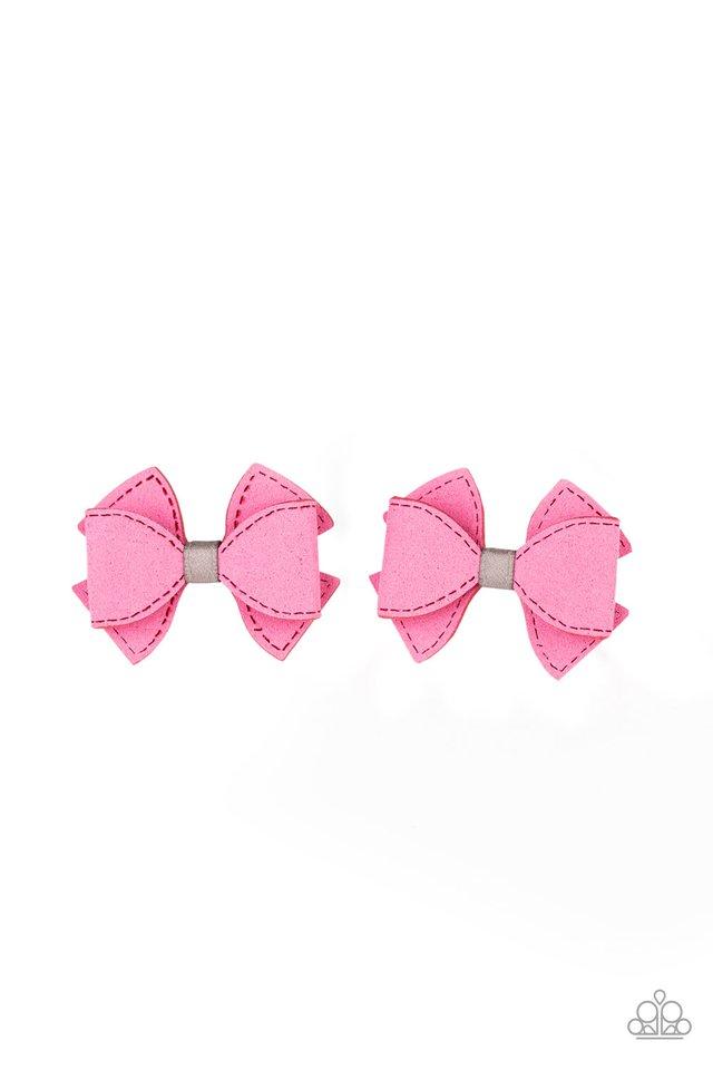 Paparazzi Hair Accessories ~ Boots and Bows - Pink