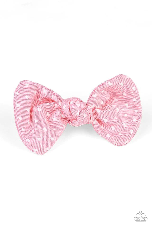 Paparazzi Hair Accessories ~ BOW a Kiss - Pink