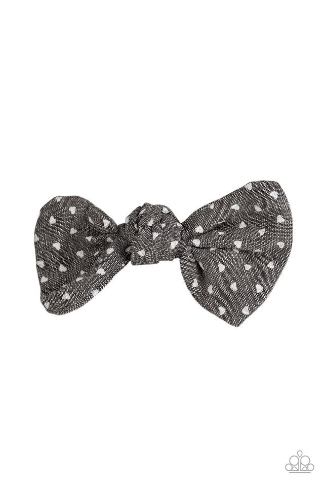 Paparazzi Hair Accessories ~ BOW a Kiss - Black