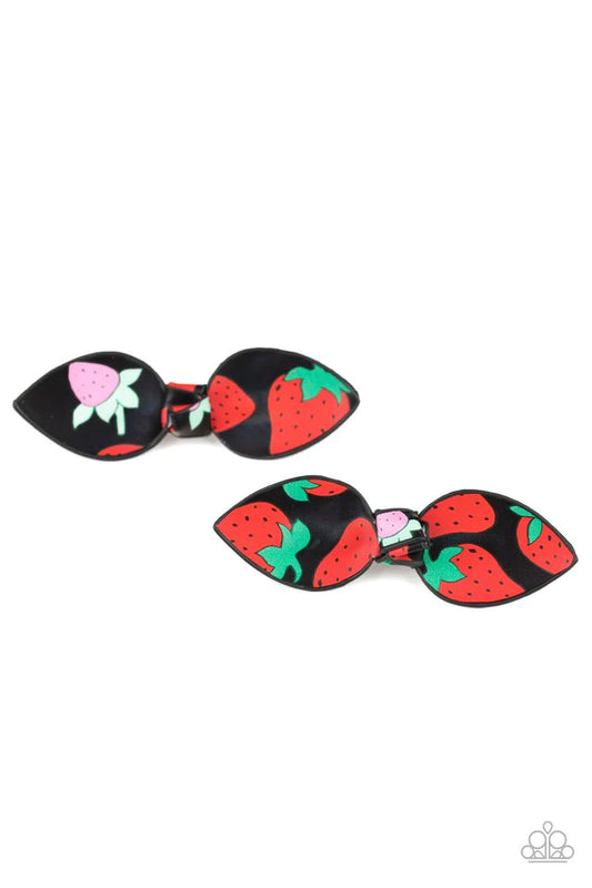 Paparazzi Hair Accessories ~ Strawberry Fields - Black