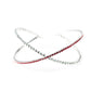 Paparazzi Bracelet ~ Chicly Crisscrossed - Red