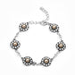 Garden Flower Grandeur - Brown - Paparazzi Bracelet Image