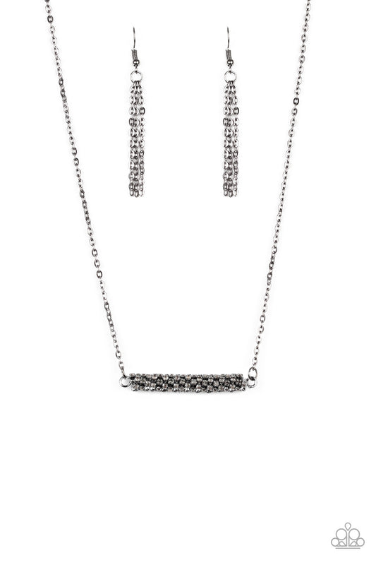 Paparazzi Necklace ~ Timelessly Twinkling - Black