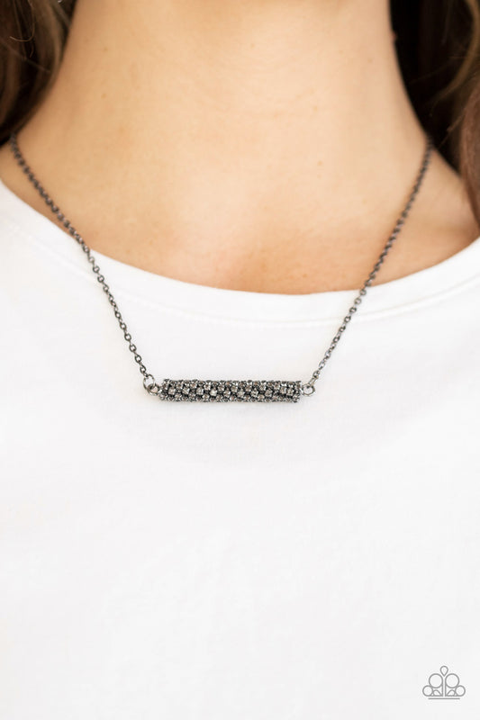 Paparazzi Necklace ~ Timelessly Twinkling - Black