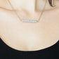 Timelessly Twinkling - White - Paparazzi Necklace Image