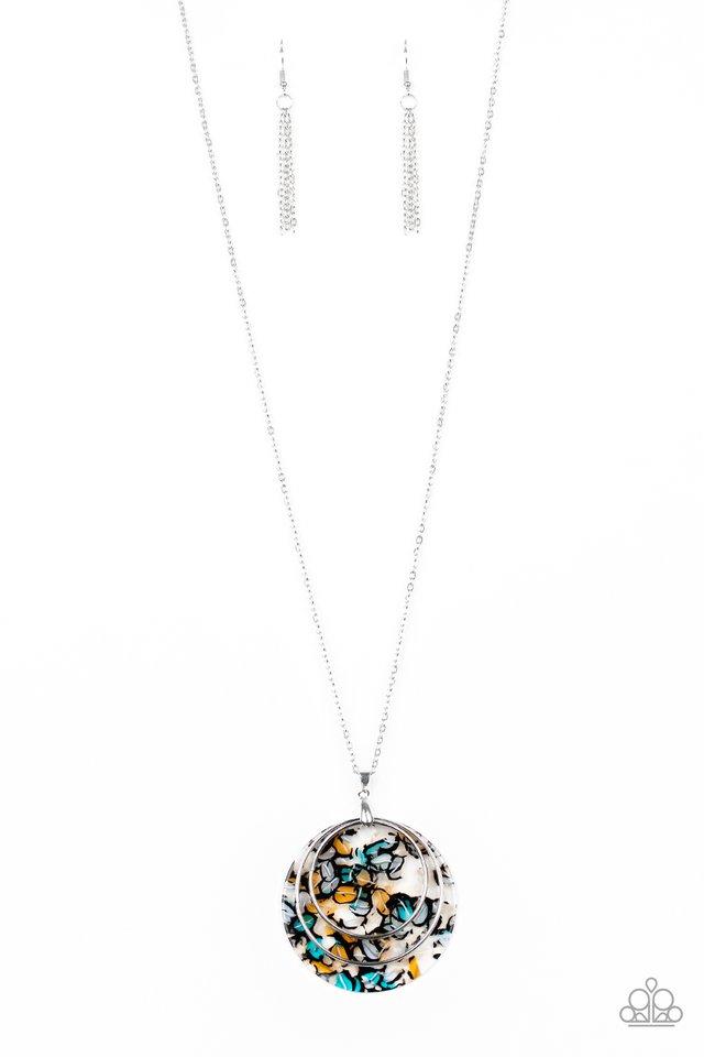 Paparazzi Necklace ~ Metro Mosaic - Blue