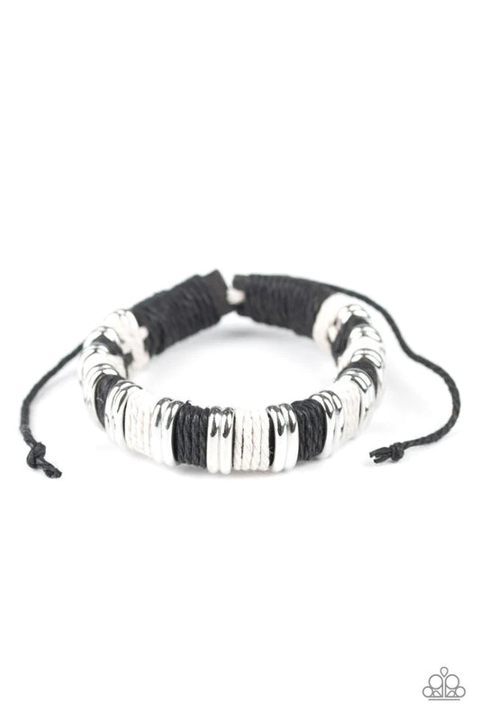 Pulsera Paparazzi ~ Eco Explorer - Negro