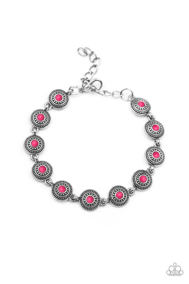 Paparazzi Bracelet ~ Cactus Paradise - Pink