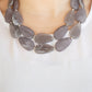 Paparazzi Necklace ~ Colorfully Calming - Silver