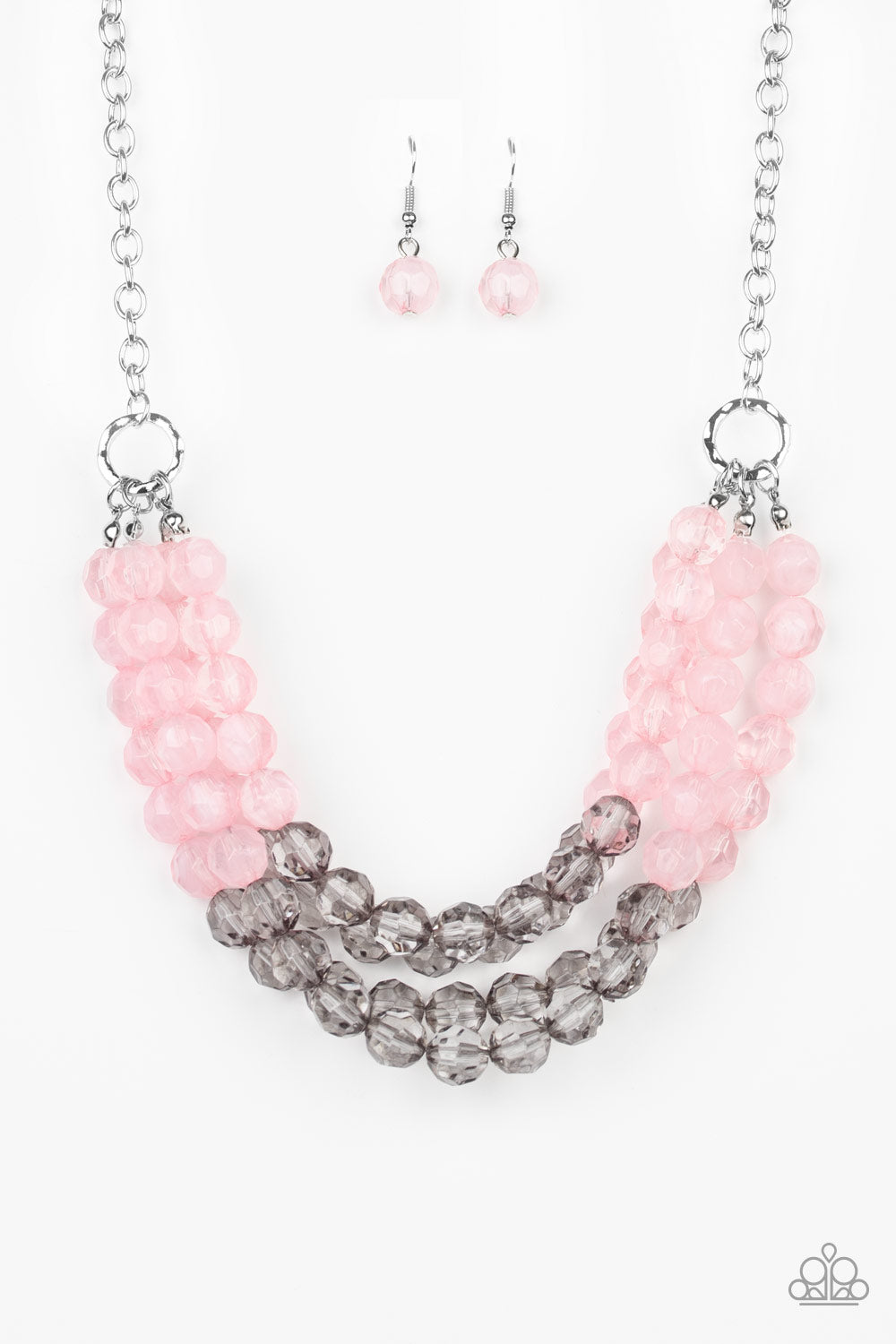 Paparazzi Necklace ~ Summer Ice - Pink