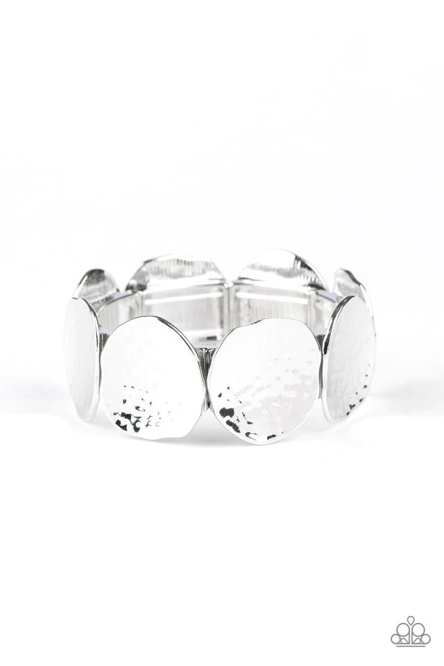 Pulsera Paparazzi ~ Treasure Cache - Plata