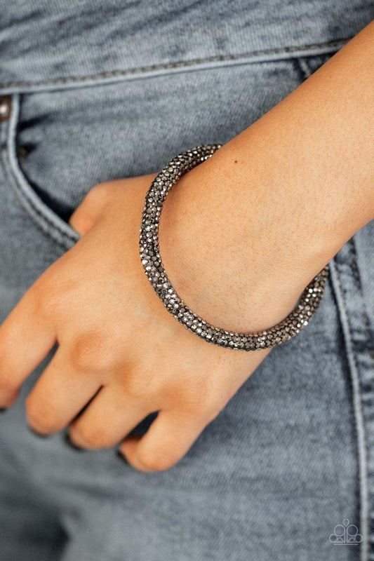 Paparazzi Bracelet ~ Stageworthy Sparkle - Black