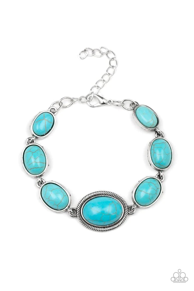 Pulsera Paparazzi ~ Piedras serenas - Azul