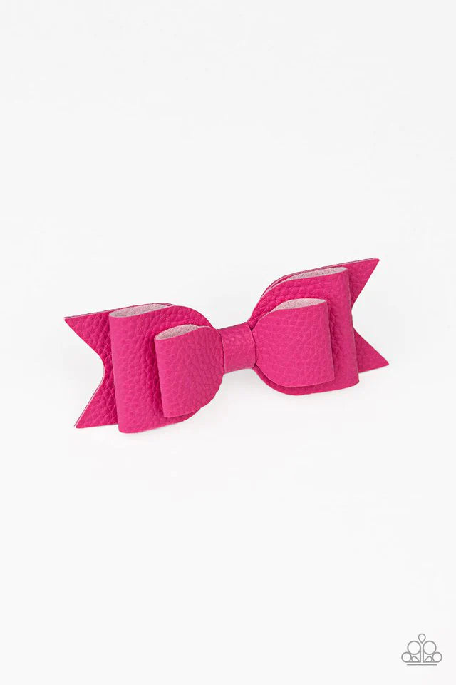 Accesorios para el cabello de Paparazzi ~ BOW Wow Wow - Rosa