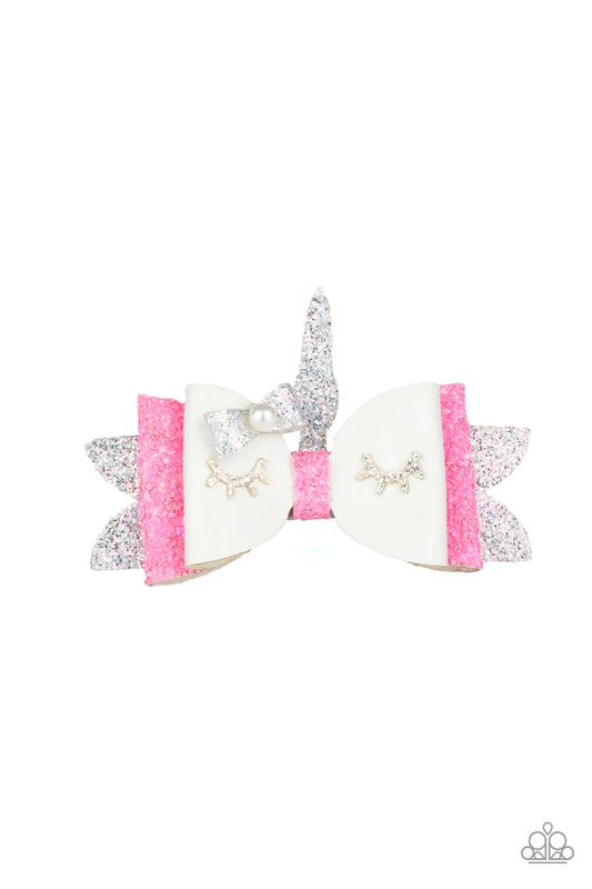 Paparazzi Hair Accessories ~ All Rainbows and Unicorns - White