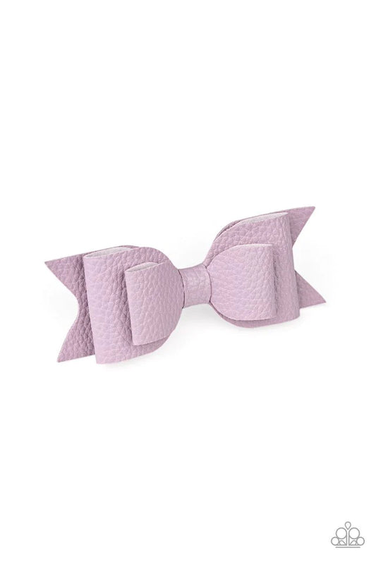 Paparazzi Hair Accessories ~ BOW Wow Wow - Purple