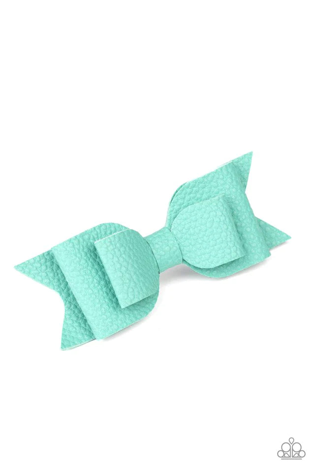 Paparazzi Hair Accessories ~ BOW Wow Wow - Green