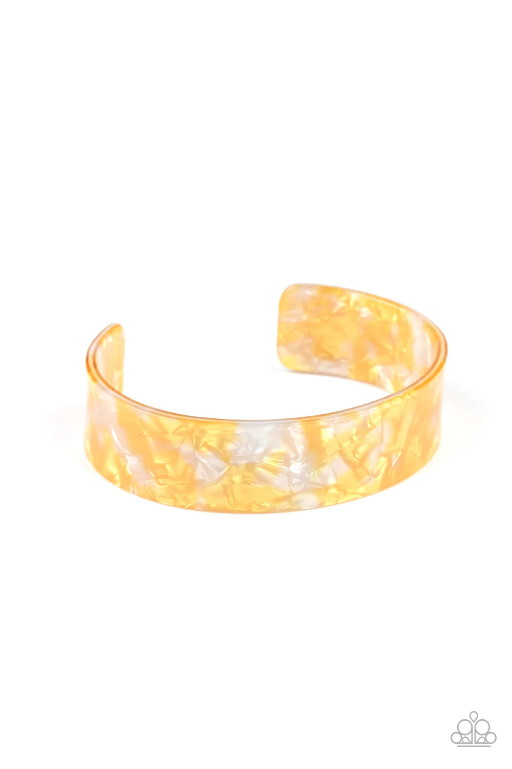 Pulsera Paparazzi ~ Glaze Daze - Amarillo