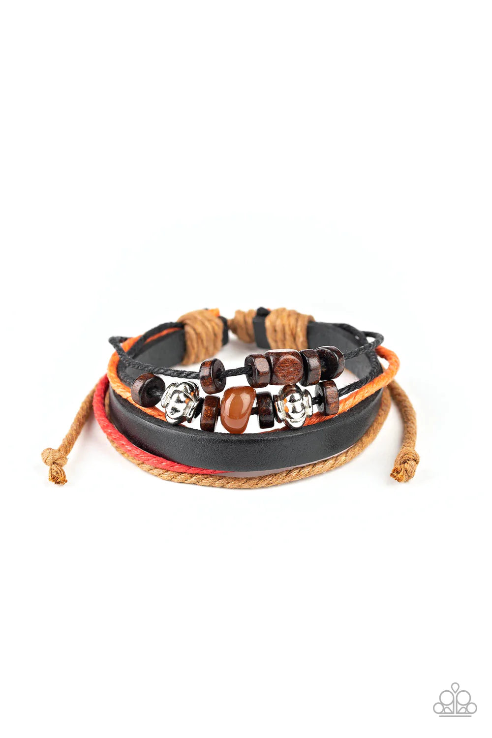 Pulsera Paparazzi ~ Breaking Ground - Naranja