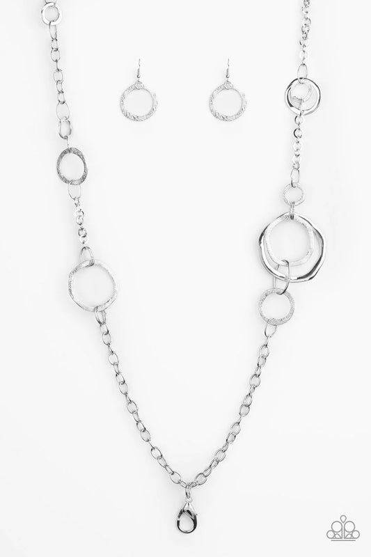 Paparazzi Necklace ~ Amped Up Metallics - Silver