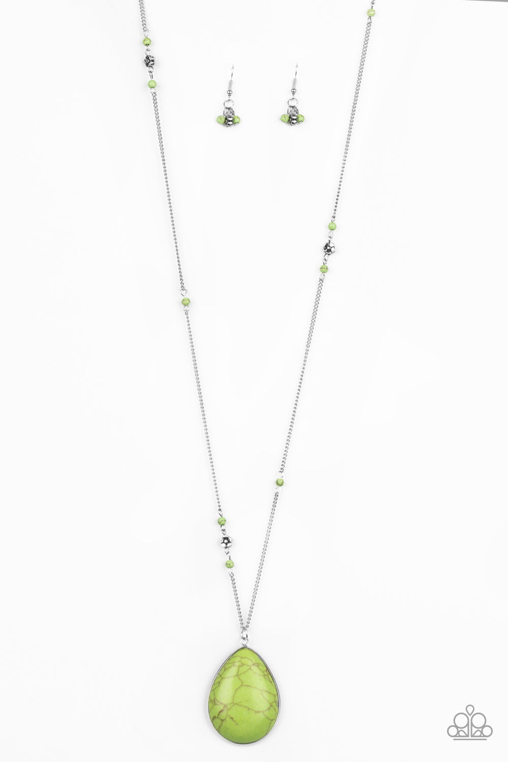 Paparazzi Necklace ~ Desert Meadow - Green